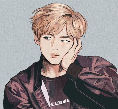 Bts Anime Drawing