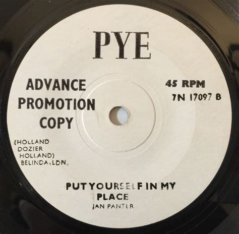 Lot 117 Jan Panter Scratch My Back 7 Pye Demo