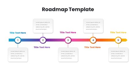 Linear Roadmap Template Slidebazaar