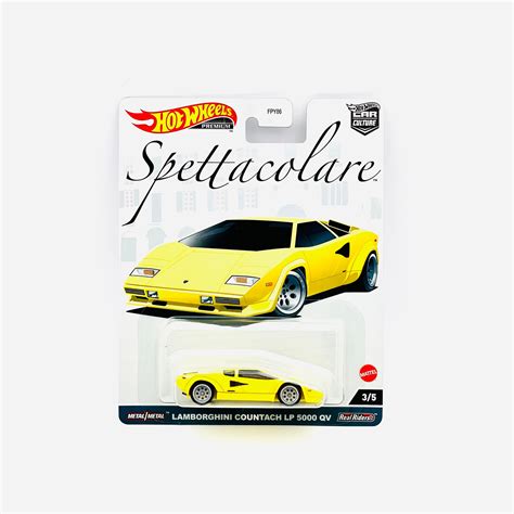 Lamborghini Countach Lp Qv Spettacolare Hot Wheels Premium