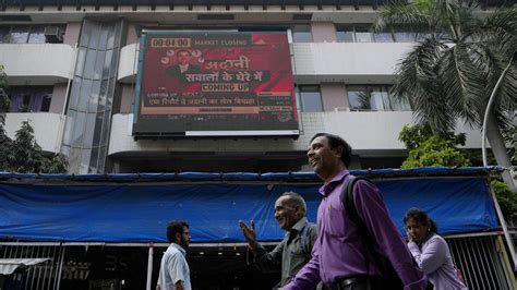 Adani Group Rout Hits Banking Stocks Lic Drags Sensex Lower The Hindu