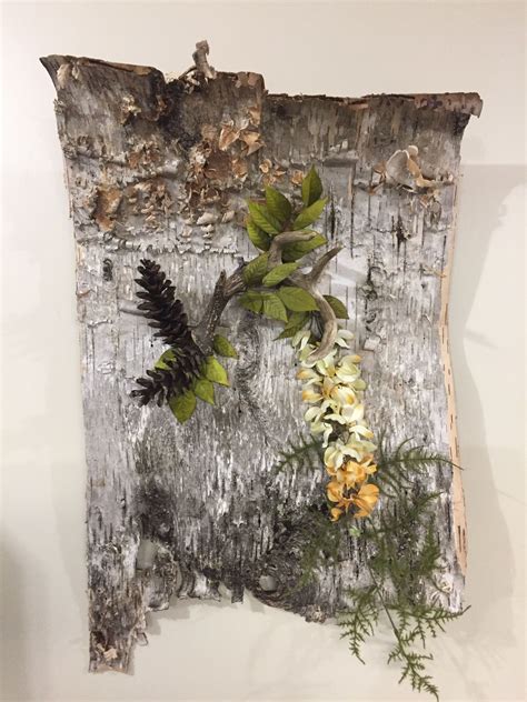 Birch Bark Wall Decor Ladder Decor Art Decor Decor