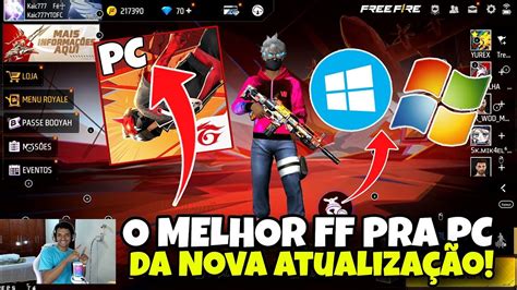 Como Jogar Free Fire No Notebook E Pc Fraco Na Nova AtualizaÇÃo