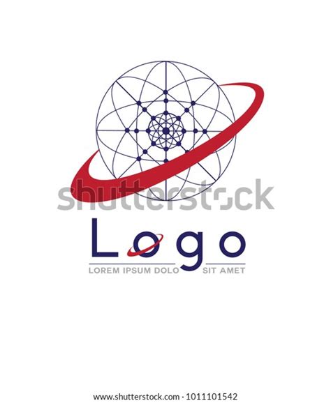 physics logo design stock vector royalty   shutterstock