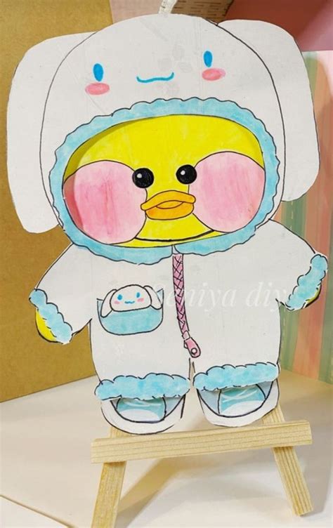 Paper Duck Roupas De Papel Bonecas Bonitas Pato