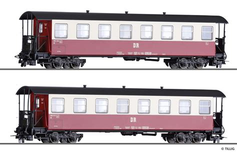 Tillig 13981 2er Set Personenwagen KB4ip Ep IV DR 94 10