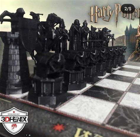 Stl File Harry Potter Chess Wizarding Figure 3d Print Model ♟️ ・3d