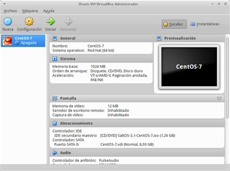 Instalar Centos 7 En Virtualbox View Wiki The SaltOS Project