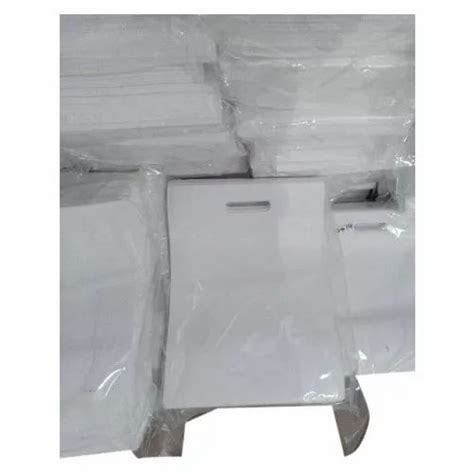 Plain White D Cut Non Woven Bag Capacity 1 2 Kg At Rs 7 Piece In