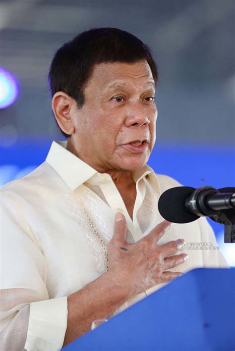 President Rodrigo Roa Duterte Delivers His Speech During The Inspection