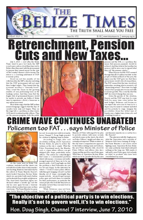 Belize Times 100711 By Belize Times Press Issuu