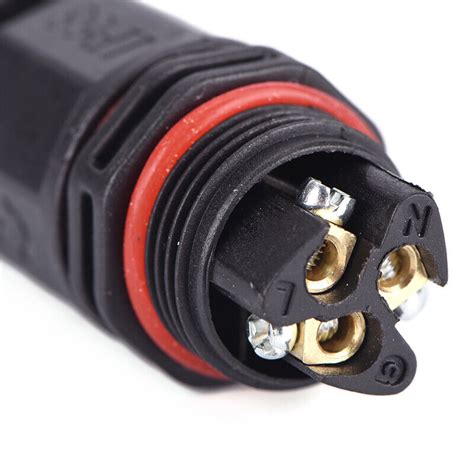 IP67 Waterproof Electrical Cable Wire 2 3 Pin Connector Outdoor Plug