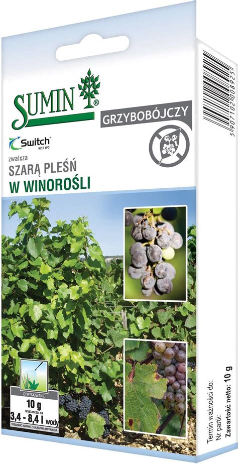 Nawóz Switch 62 5Wg 10G Zwalcza Szarą Pleśń W Winorośli Ceny i opinie