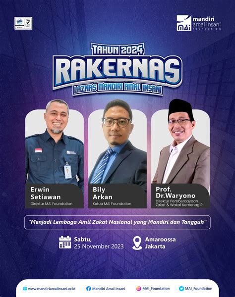 Rakernas Laznas Mandiri Amal Insani Lembaga Amil Zakat Nasional