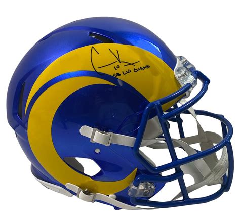 Cooper Kupp Signed Rams Super Bowl Lvi Logo Full Size Authentic On