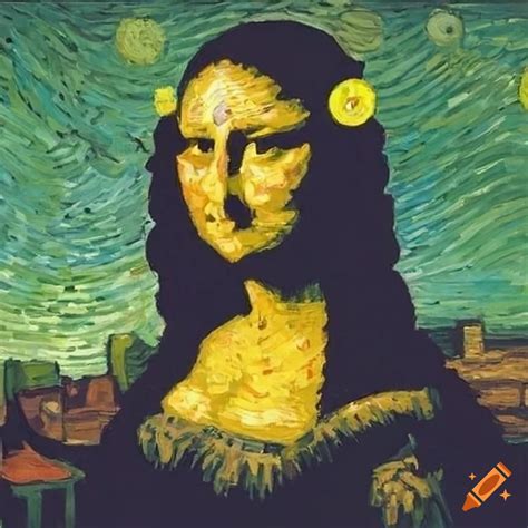 The Gioconda Painted In Van Gogh S Style On Craiyon