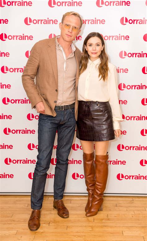 Elizabeth Olsen And Paul Bettany At Lorraine Tv Show Elizabeth Olsen