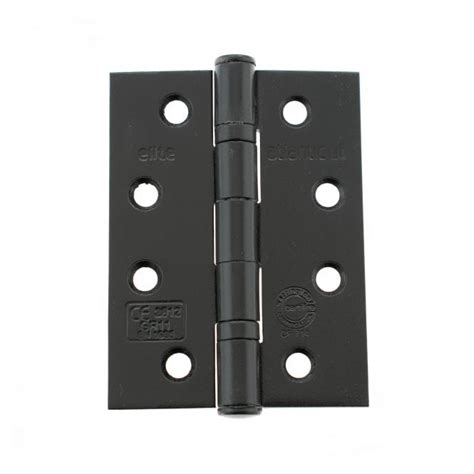 Atlantic Uk Hardware Atlantic Ball Bearing Hinges Grade 11 Fire Rated 4x3x25mm Matt Black