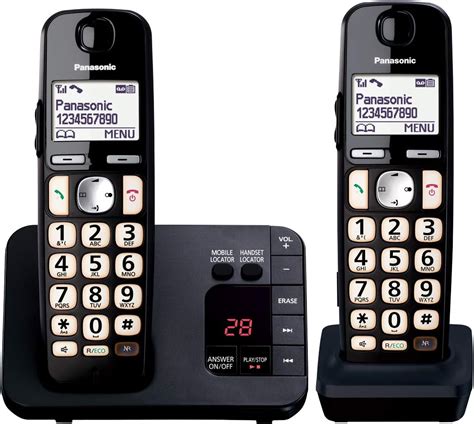 Panasonic Kx Tge Big Button Dect Cordless Telephone With Nuisance