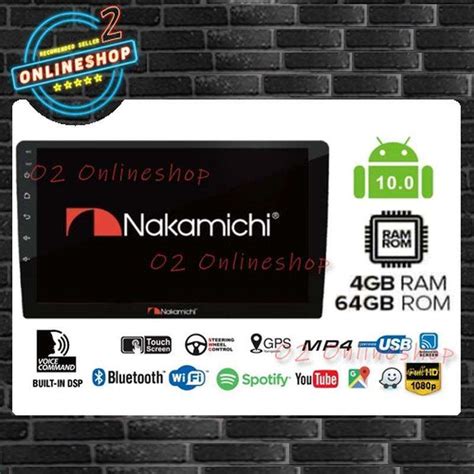 Jual Nakamichi Na I Android Inch Ram Gb Rom Gb Head Unit