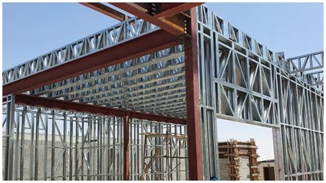 Light Gauge Steel Frame Building System For Low Cost Housing Projects