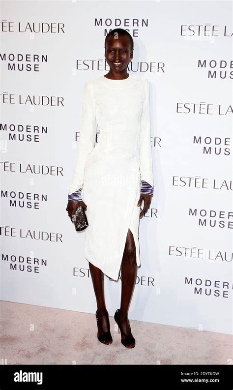 Alek Wek Attends The Estee Lauder Celebration To Launch Modern Muse