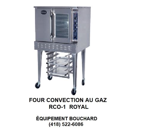 Four convection RCO 1 Royal Équipement Bouchard