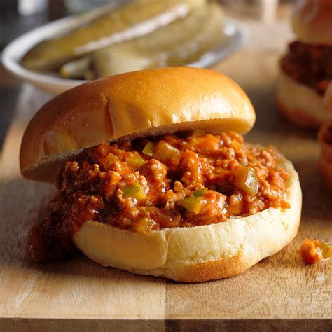 Slow Cooked Turkey Sloppy Joes Recipe Taste Of Home