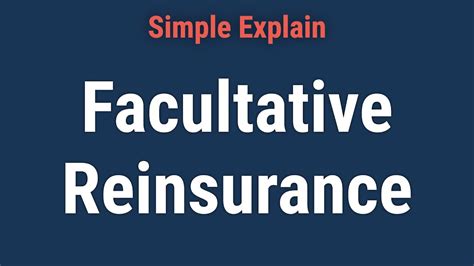 Facultative Reinsurance Definition Vs Treaty Reinsurance YouTube