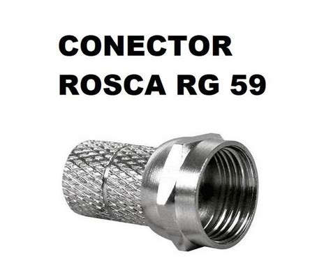 Kit 20 Peças Conector Rosca RG 59 para Cabo Coaxial King Antenas