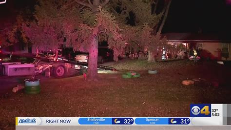 Car Crashes Into Home On Southwest Side Wttv Cbs4indy