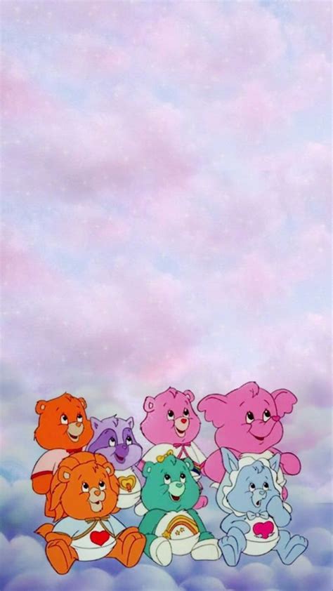 Care Bears Aesthetic Wallpaper Purple Care Bears Aesthetic Wallpaper