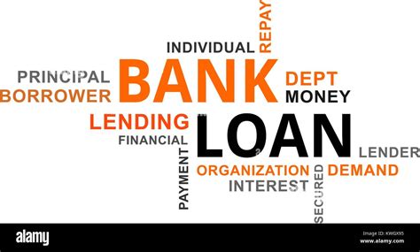 A Word Cloud Of Bank Loan Related Items Stock Vector Image And Art Alamy