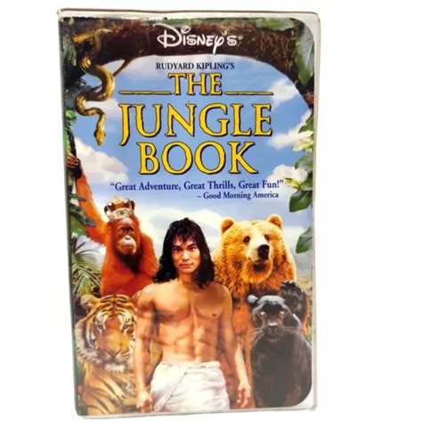 THE JUNGLE BOOK VHS 1995 Walt Disney Home Video Rudyard Kipling