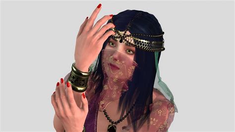 Belly Dancer 3d Model Rigged Cgtrader