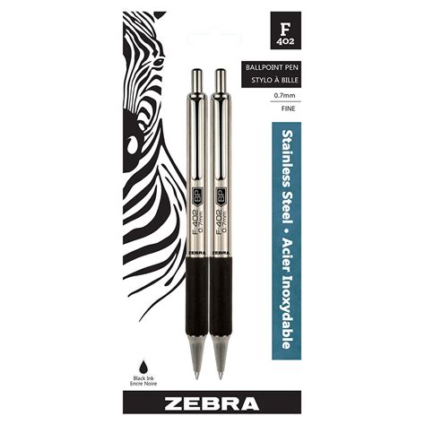 F 402 Ballpoint Retractable Pen Zebra Pen Canada Zebra Pen Canada Corp