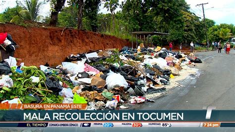 Residentes de Tocumen denuncian la mala recolección de la basura