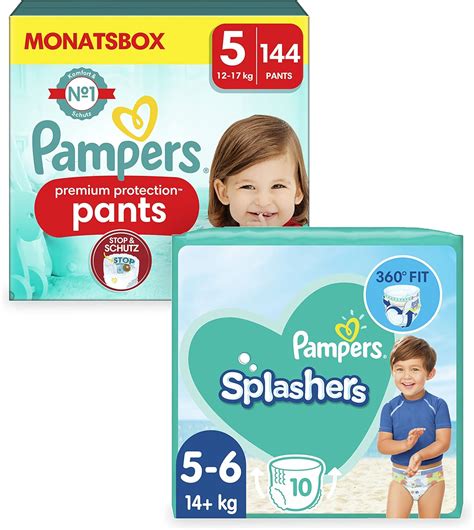 Pampers Schwimmwindel Set Mit Splashers Größe 5 6 10 Schwimmwindeln