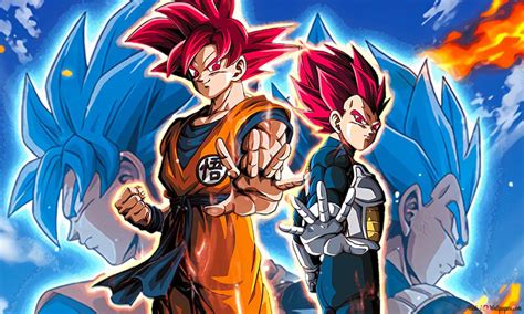 Super Saiyan God Goku Y Vegeta De Dragon Ball Super Super Broly