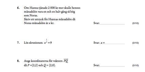 Nationella Provet Matematik 1c Del 1 Visuell Matematik