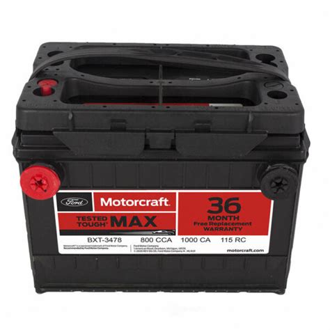 Vehicle Battery Tested Tough Max Battery Motorcraft Bxt For Sale