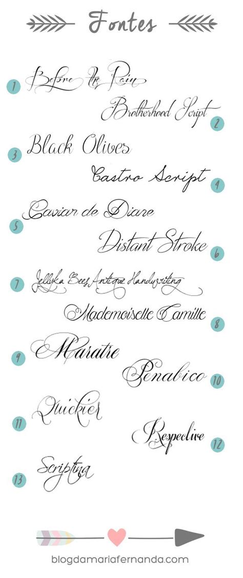 Fontes para Convite de Casamento Grátis Tattoo fonts Wedding