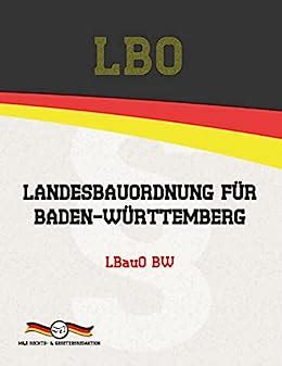 LBO Landesbauordnung für Baden Württemberg German Edition eBook