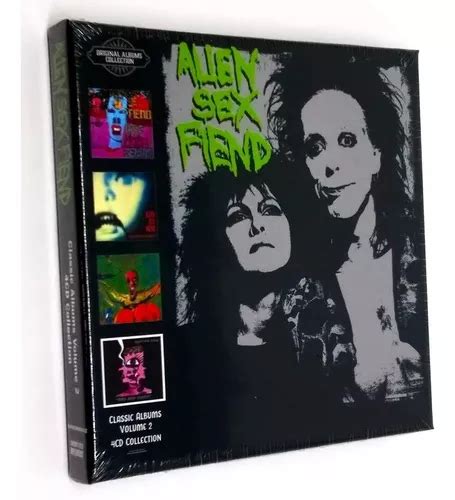 4 Cd Alien Sex Fiend Classic Albums Volume 2 Box Set Import Frete Grátis