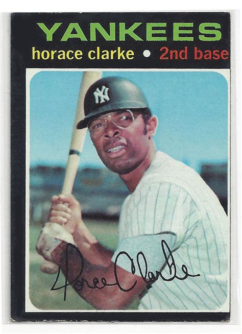 Topps High Number Horace Clark New York Yankees Th Series