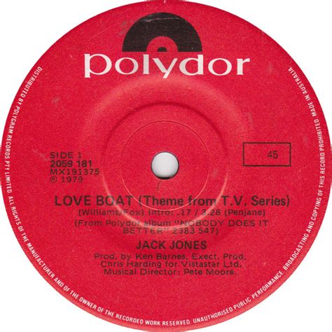 Jack Jones - Love Boat (Theme From T.V. Series) (1979, Vinyl) | Discogs