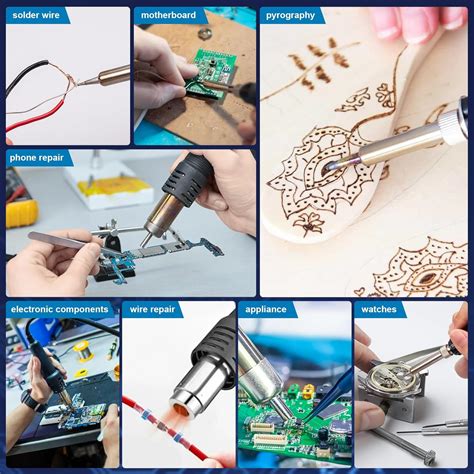 Defabee Pcs Soldering Station In Hot Air Functions Digital