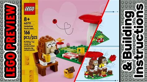 Preview Lego Hedgehog Picnic Date Building Instructions Lego