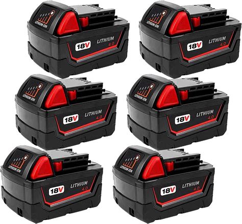 Business 18V 5 0AH Lithium Ion Battery For Milwaukee M18B5 M18 48 11