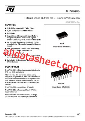 Stv D Datasheet Pdf Stmicroelectronics